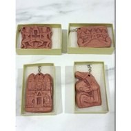Keychain Pottery Khmer Style Angkor Wat Kingdom Ancient Baocan Gift Souvenir Hand made