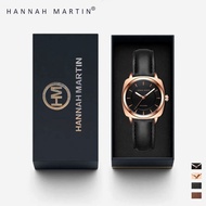 Jam tangan Wanita Hannah Martin 106P 36mm Luxury Kulit ori100% garansi