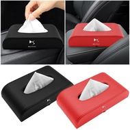 Car Tissue Box Holder Armrest Box Storage Case Accessorie For Citroen C1 C3 C4 C5 C6 2CV VTS Picasso