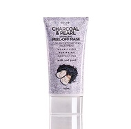 AZURE Charcoal & Pearl Luxury Anti Aging Peel Off Face Mask- Moisturizing & Purifying - Removes Blac