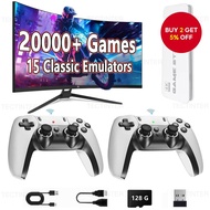 TV 4K Game Stick M15 Video Game Console 64G Built-in 20000 Games Retro Handheld Game Player with Wir
