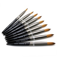 Kolinsky Acrylic Nail Brush 1Pc Black UV Gel Polish Nail Art Extension Builder Pen Drawing Brushes Nail Art Pen for Nail Design Artist Brushes Tools