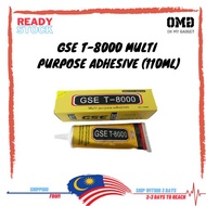 🔥VINEX TECH🔥TOOLS🔥GSE T8000-NEEDLE STYLE GLUE CLEAR-110ML