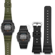 Tali Getah Silikon Sukan untuk Casio 3229 DW-5600 DW5600 DW-5600BB/LS/SK/E GW-B5600 GW-5000 Gelang J