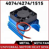 RC Car Parts 4074 4274 1515 Motor Universal Heat sink Motor Cooling Fan Radiator Plus Fan Heatsink s