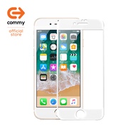 COMMY ฟิล์มกระจกกันรอย เต็มจอ iPhone 6 Plus 6s Plus / iPhone 6 6s รุ่น Full Frame แข็งแรงระดับ 9H ทัชลื่น ภาพคมชัดสีสดใส ป้องกันถึงขอบจอ (สีขาว)