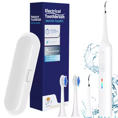 Electric Tartar Remover and Electric Toothbrush Set with 3 Modes &2 Min Smart Timer, Compatible with