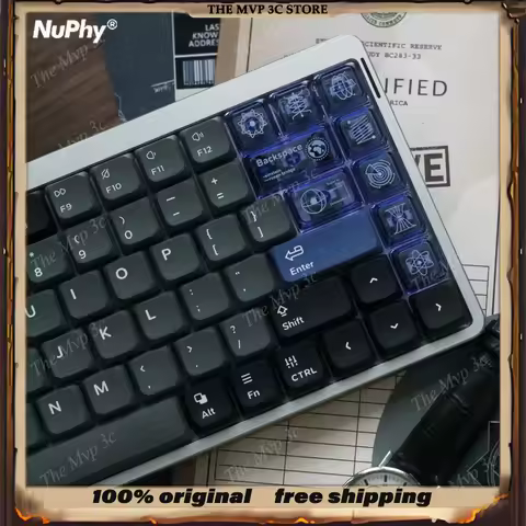 Sales NuPhy Air75 HE Customized Gaming Keyboard Gateron Jade POM Mini Magnetic Switch 0.01mmRT 8k Po