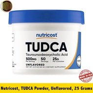 Nutricost TUDCA Powder Unflavored 0.9 oz (25 g) - [EXP 12/2027]
