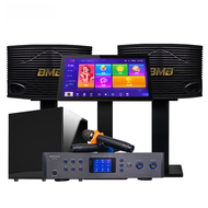 BMB CSN300 Home K-Song Karaoke Sound System 510 Song Request Machine Set Wooden Box Body Home KTV Si