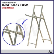 TenXion Archery High Quality Light Weight Metal Archery Target Stand Foldable 4 Legs Kaki Butt Board Anak Panah Memanah