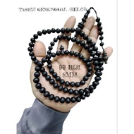 Tasbih /Gelang Teras Kelor Hitam Kayu Hitam/gemunggal 99 biji 8mm +- & 10 mm