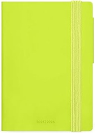 Legami - Weekly Planner 2025-2026, Chartreuse, 16 Months, Small, Diary from September 2025 to Decemb