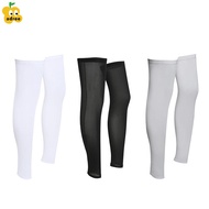ADREE 1 Pairs Long Leg Sleeve Ice Silk Basketball Outdoor Sports Football leg sleeve