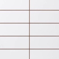 Ellagress Mosaik Precut Nat Palsu Keramik 30X30(6X15) Putih Lantai / Dinding/Backsplash Best Seller