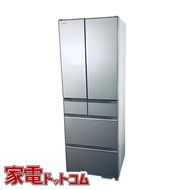冷蔵庫 中古 日立 HITACHI R-HW48R(XN) 2021年製 6ドア 487L クリスタルシャンパン ファン式 観音開き ファミリー 自社配送エリア内限定