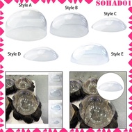 [Sohad] Transparent Wig Stand Wig Accessory for Short Wig Mannequin Head Stand Wig Storage