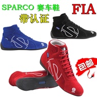 ＜901＞รองเท้าแข่ง Sparco FIA Car Ride Go Kart Drive Casual Sports รองเท้าบู๊ตสำหรับผู้หญิงและผู้ชาย S