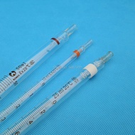 5pcs 10pcs 0.1ml ถึง 50ml Pipette แก้วสี Mark Glass Dropper Pipet Tube Transfer Pipette ตรวจสอบเครื่