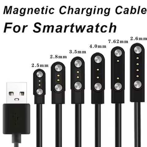 Universal Smart Watch Magnetic USB Dock Smartwatch Charger Universal 2-Pin/4-Pin Strong Magnetic USB