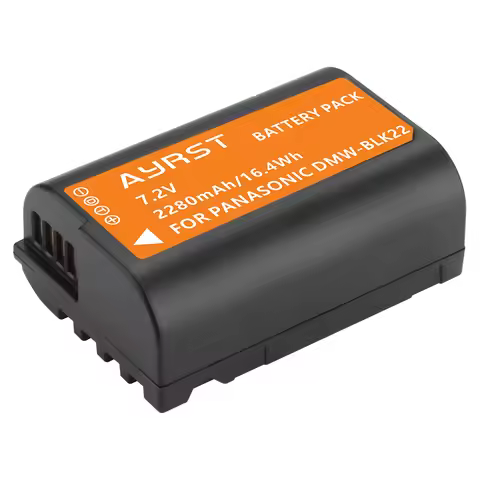 DMW-BLK22 DMW BLK22 Battery for Panasoinc GH6 DC-S5 GH5II Lumix S5Ⅱ S5ⅡX S5M2X G9Ⅱ
