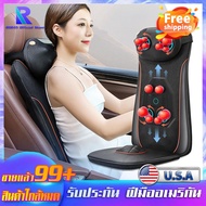 ROBAN เบาะนวดไฟฟ้าใช้ได้ทั้งในรถและที่บ้าน ระบบลูกกลิ้งเลื่อนขึ้น-ลงเต็มแผ่นหลัง พร้อมนวดคอ Car mass