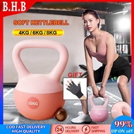 【Send gloves】4kg-8kg soft kettlebell home fitness dumbbell soft kettlebell gym latihan peralatan sen