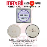 Original Maxell CLB2016 3.7V rechargeable watch battery for Casio watches