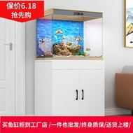 QM🏅Living Room Aquarium Base Cabinet Partition Fish Tank Super White Cylinder Bottom Cabinet Aquarium Floor Cabinet Aqua