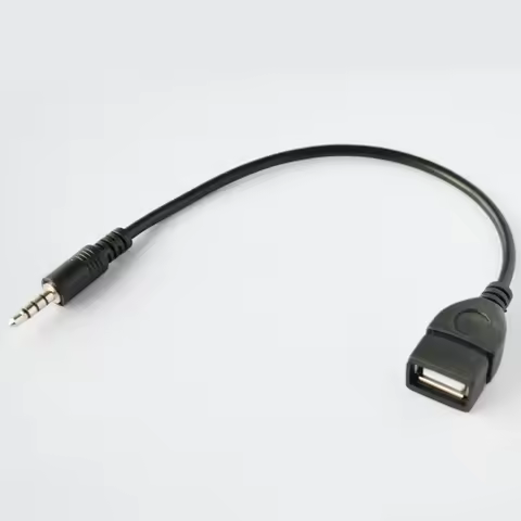 QXNY Car 3.5mm AUX Converter Adapter Cable for Land Rover Range Rover Sport Evoque Freelander 2 Jagu