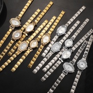 ICB DIY Ellipse Simple Watch Men Women'S 9MM Width Italian Elastic Charm Stainless Watch Header Link