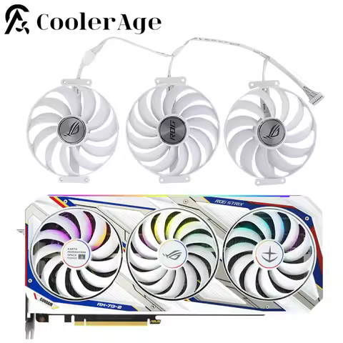 95MM CF1010U12S RTX3080 RTX3090 Cooling Graphics Fan For ASUS ROG-STRIX-GeForce-RTX 3080 3090 GUNDAM