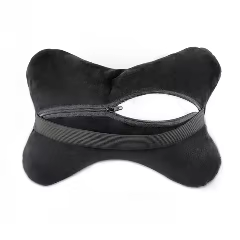 1/2 Pcs Car Headrest Cover with Neck Rest Pillow for Mazda - Fits 2, 3 (MS), 6 CX-5/CX-7/CX-30/MX-3/