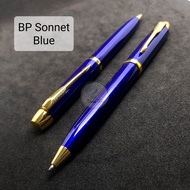 Bolpoin Metal BP Sonnet Model Pena Parker Sonnet Pen Besi Berat Berkelas