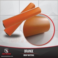 ORANGE COLOUR CAR WRAP STICKER