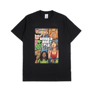 TM420 GTASMOKE & Fly (24s Combed Cotton, Thick Fabric - Game T-Shirt) T Shirt Lelaki Baju Lelaki