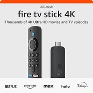亞馬遜 - Amazon Fire TV Stick 4K 2023 | 電視手指 電視棒 | Alexa | 4K超高清 | Wi-Fi 6 | 杜比全景聲 | CKA34167
