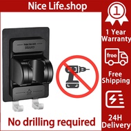 (1 year warranty) Non-perforated shower bracket adjustable shower head mount bathroom accessories ca