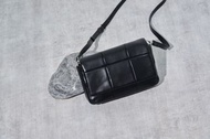 全新【Baggington】Irie方格斜背包 黑色 百搭 可放長夾