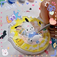 ของเล่นเด็ก จานการ์ตูนปูนปลาสเตอร์ระบายสี ตุ๊กตาปูนปลาสเตอร์ ลายนูน ของเล่นพัฒนาการเด็ก ชุด 10ชิ้น