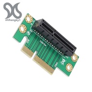 PCIe 4X Riser Card 90-Degree Left-Angle Adapter Card 1U Height PCIe Socket PCI-E 4X Elevated Protect