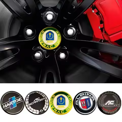 4PCS Car Wheel Center Emblem Sticker Hub Badge Decal for Alpina AC Hartge E90 E93 E86 E70 F25 F15 F3
