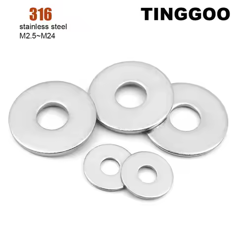 1/10/50/100pcs M2.5 M3 M4 M5 M6 M8 M10 M12 M14 M16 GB96 A4 316 Stainless Steel Large Size Oversize B