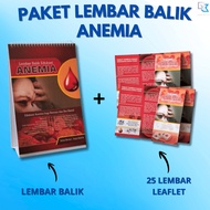 Anemia Back Sheet Package | Leaflet Anemia | Low Blood Health Education | Hospital Hospital
