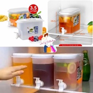 ] 3.5 Liter Juice Dispenser ~ Drink Container with 3.5 Liter Tap