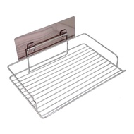 Easy 易立家 304不鏽鋼平版衛生紙架 附透明色貼片 不鏽鋼架30 x 20 x 10cm + 貼片22 x 7.5cm 393g  S-M2006-001  1個