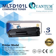 3x Compatible 101 101S MLT-D101L MLT-101L Samsung 2161 2160 2164 2164W 2165W 2166W SCX3400 3401 SCX3
