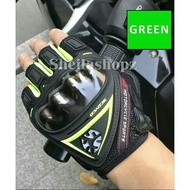 HIJAU Scoyco MC44 gloves Scoyco MC44 half green gloves Original