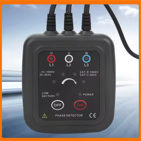 Phase Sequence Meter AC 70-1000V ETCR1000C Non Contact Phase Sequence Detector Magnetic Base Phase M