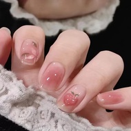 MIISOO Kuku Palsu Fake Nail Art 3d Kuku Palsu Tahan Air Nail Art Fashion Free Lem